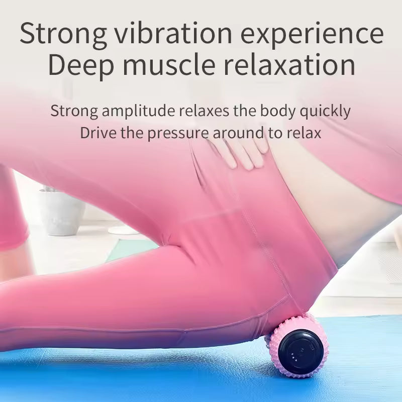 Fascia Muscle Massager for Neck, Back & Legs – Deep Tissue Electric Massager for Pain Relief & Relaxation – Foot & Neck Muscle Relaxer Tool - CartRare