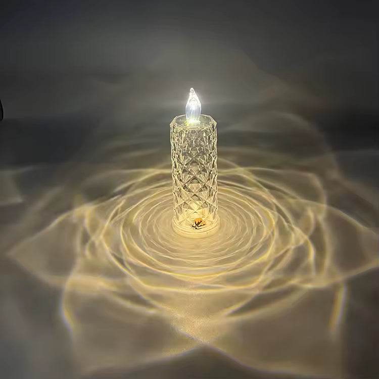 Crystal Rose LED Candles: Safe, Sparkling Romance Without Flames ✨ - CartRare