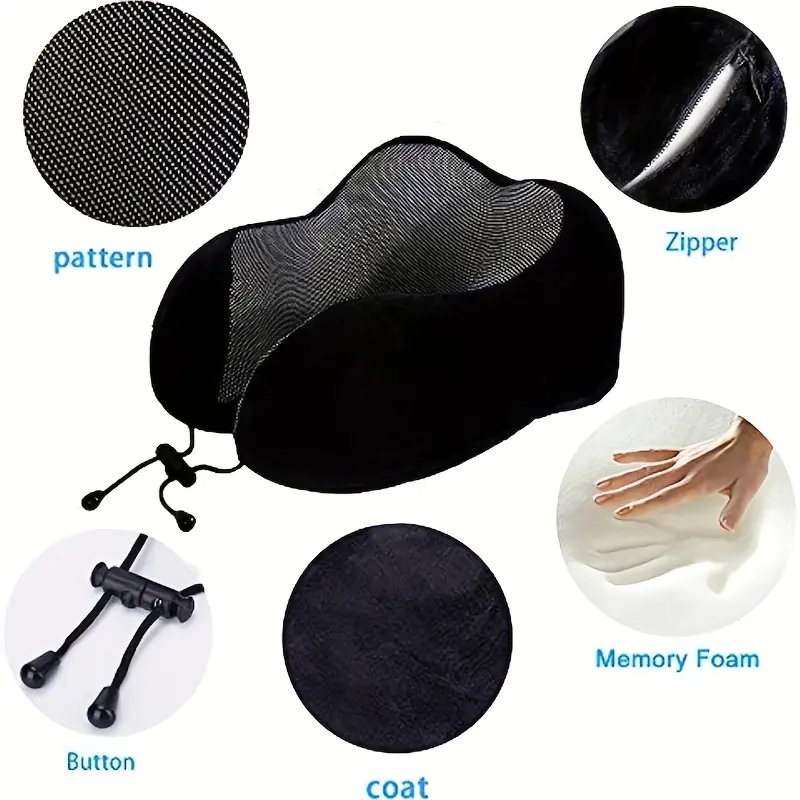 U Shaped Memory Foam Neck Pillows - CartRare