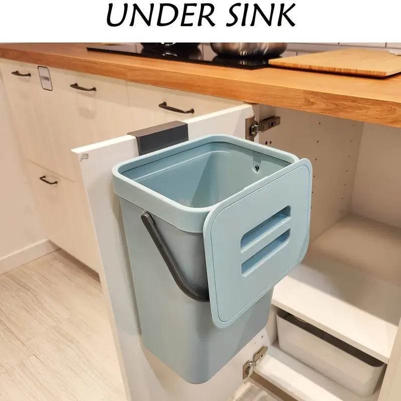 Space Saving Trash Can with Silent Lid - CartRare
