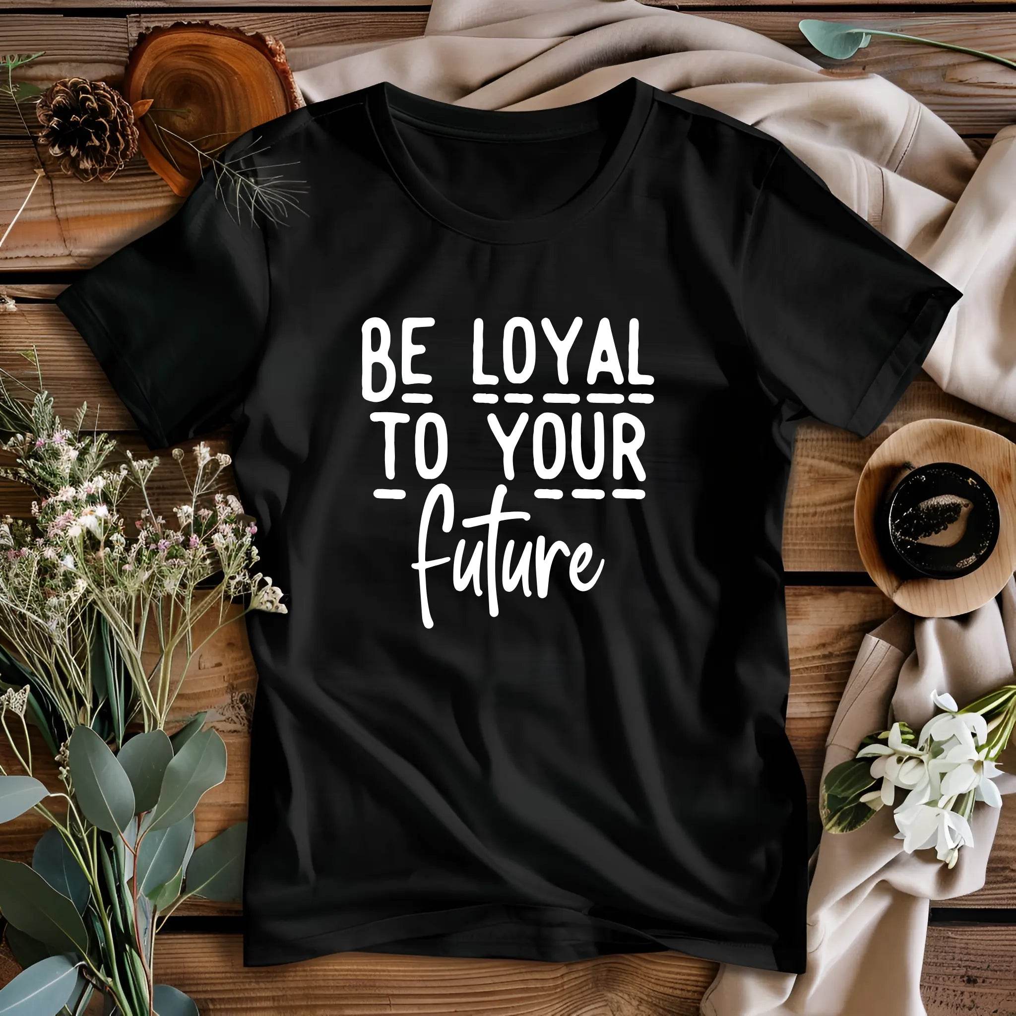 Be Loyal To Your Future T-shirt – Motivational Women’s Tee - CartRare