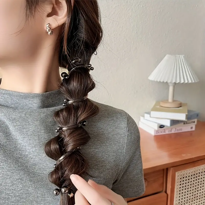 Dreamy Spiral Hair Ties – No Crease, No Breakage, Just Comfort! - CartRare