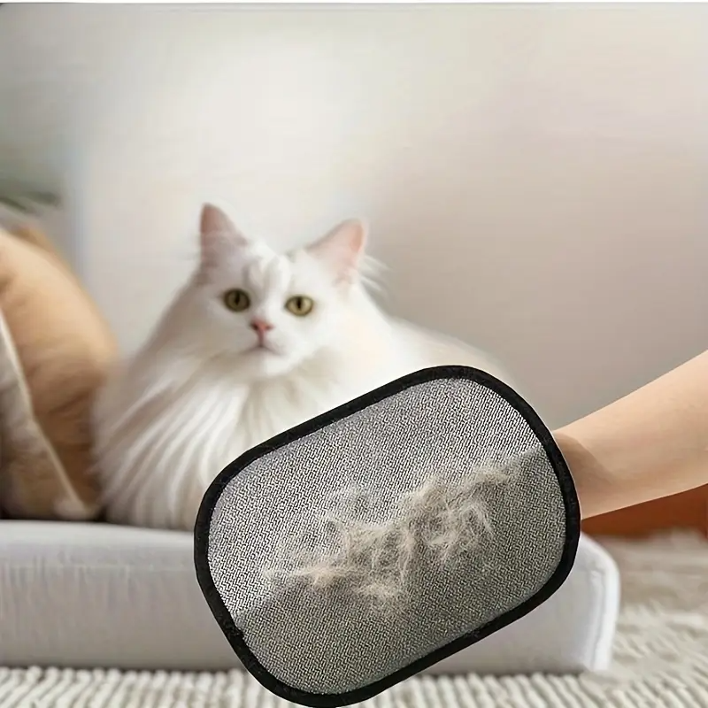 Fur-Free: Electrostatic Pet Hair Remover Gloves