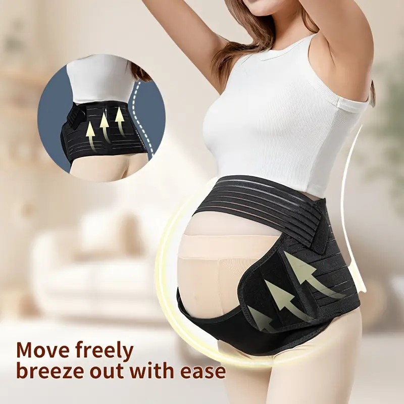 Maternity Belly Band Pregnancy Support Belt Back Support Adjustable Fit Abdomen Relief - CartRare