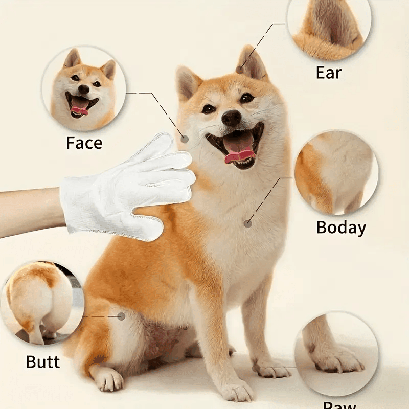 2-in-1 Pet Gloves – Gentle Massage + Odor Elimination in One! - CartRare