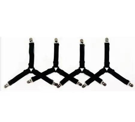 4-Piece Bed Sheet Holder Straps Set for Secure Mattress Fit - CartRare