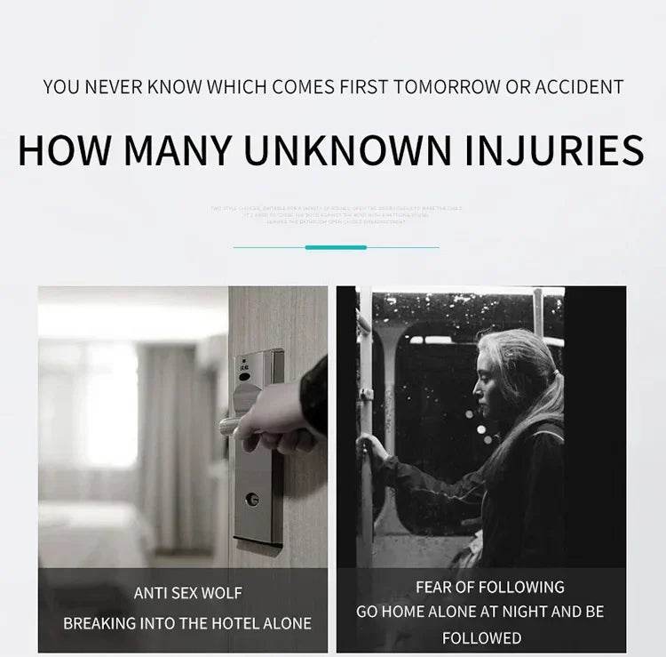 Portable Door Lock Travel Lock Anti-Theft Hotel Lock - CartRare