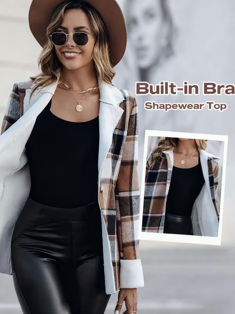 The Cozy Tank Top with a Built-In Bra