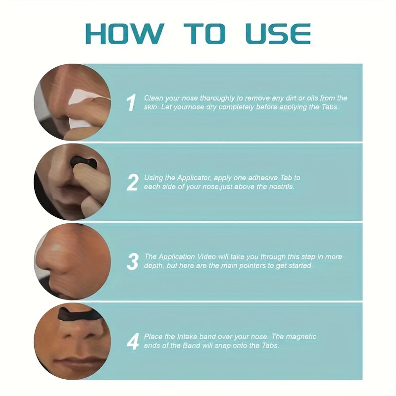 Unisex Nasal Dilators for Snore Relief & Easy Breathing Anti-Slip Design - CartRare