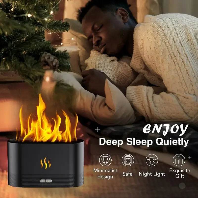 Simulated Flame Aroma Diffuser & Ultrasonic Cool Mist Maker - CartRare