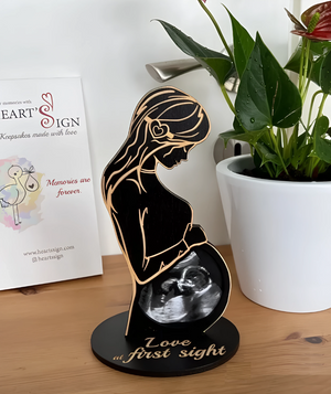 Baby Ultrasound Photo Frame Creative Wooden Ultrasound Photo Frame Maternity Gifts