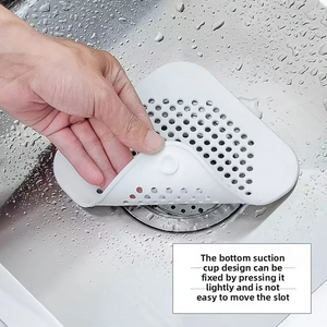 Silicone Anti-blocking Sink Drain Covers for Kitchen & Bathroom