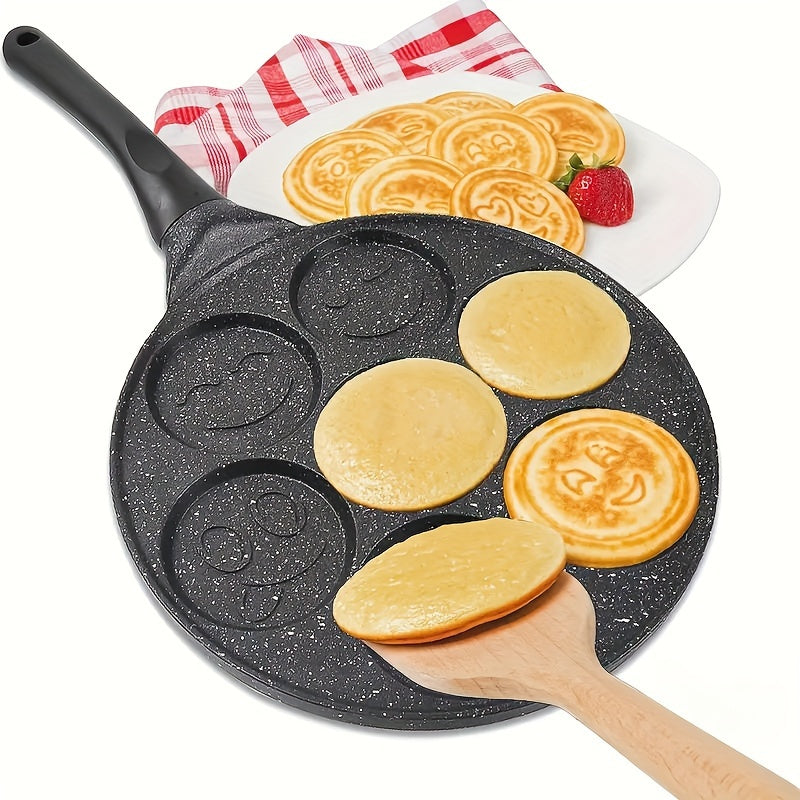 7-Cup Nonstick Pancake & Waffle Maker Pan Easy Breakfast
