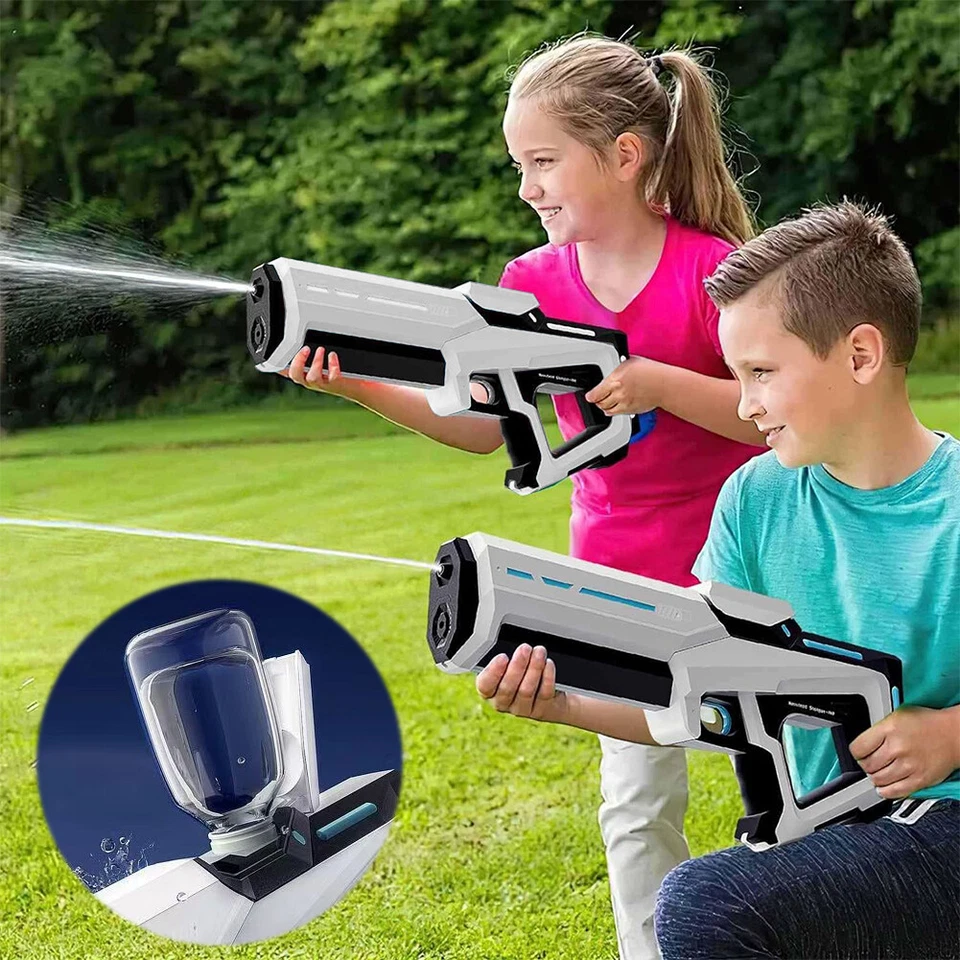 Automatic Electric Water Gun Suction Blaster for Summer Fun Outdoor - CartRare