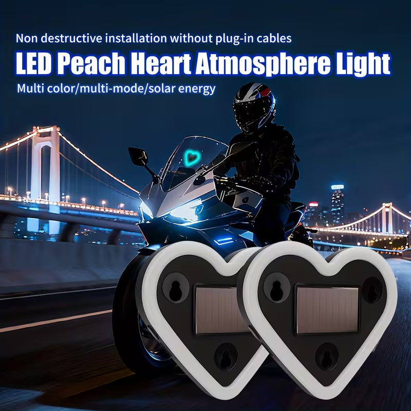 LED Car Heart Display – Romantic Pixel LED Heart Light for Car Rear Window