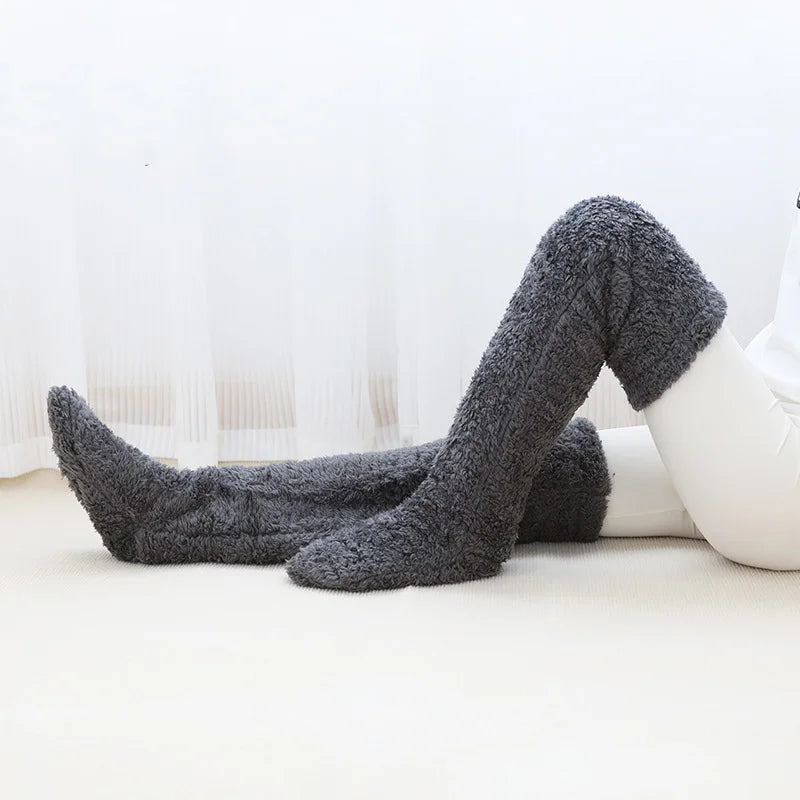 Over-Knee Fuzzy Warmth You’ll Love 🧦❄️
