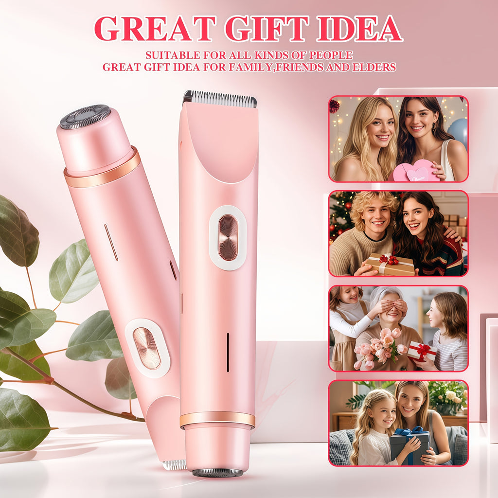 2-in-1 Bikini & Facial Trimmer for Women - CartRare