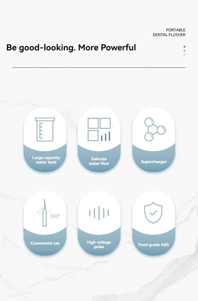 Portable Water Flosser For Teeth Cleaning - CartRare