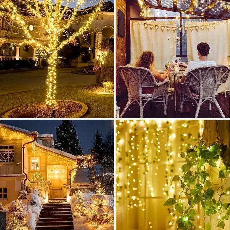 Solar Fairy String Lights Outdoor Waterproof - CartRare