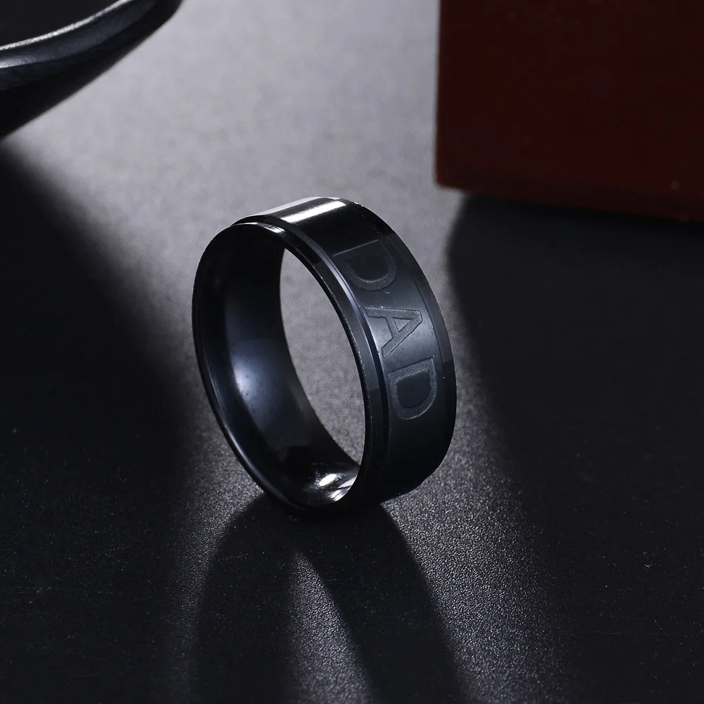Love You Dad Stainless Steel Ring Father's Day Gift - CartRare