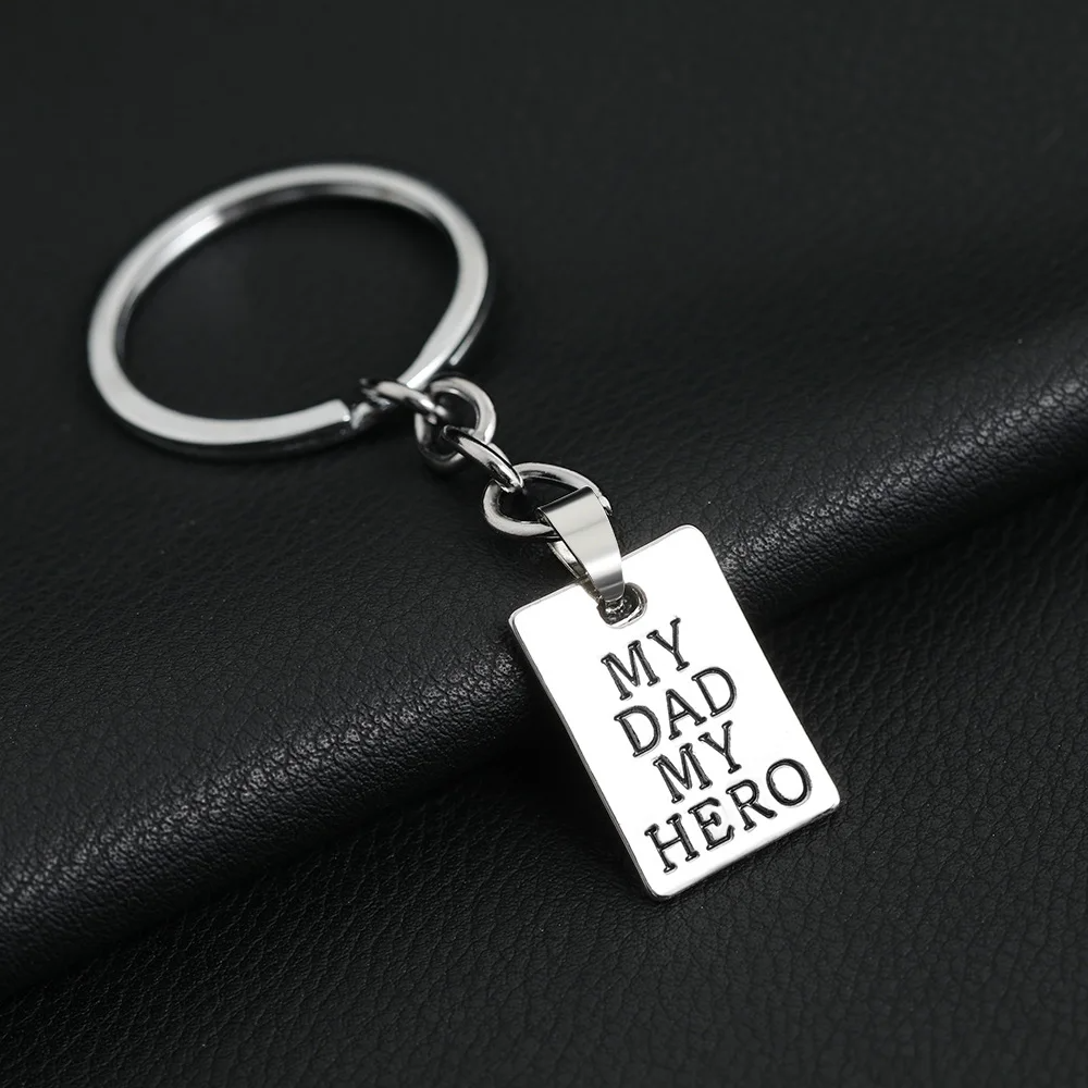 My Dad My Hero Keychain Necklace – Safe Driving Family Gift - CartRare