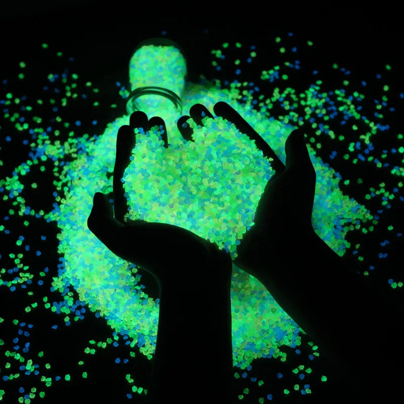 Glow in the Dark Pebbles – Luminous Stones for Garden, Path, Lawn & Aquarium Decor - CartRare
