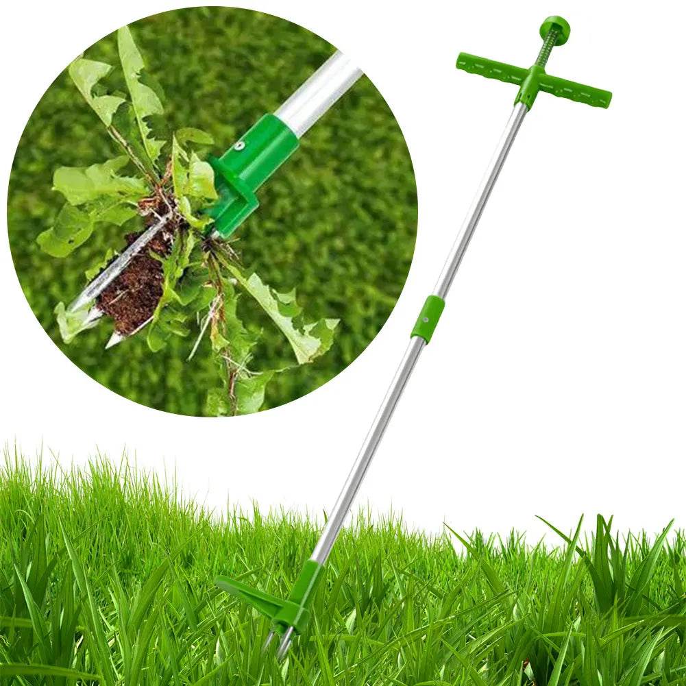Stand Up Weeder Tool with Foot Pedal | Manual Garden Weed Remover - CartRare