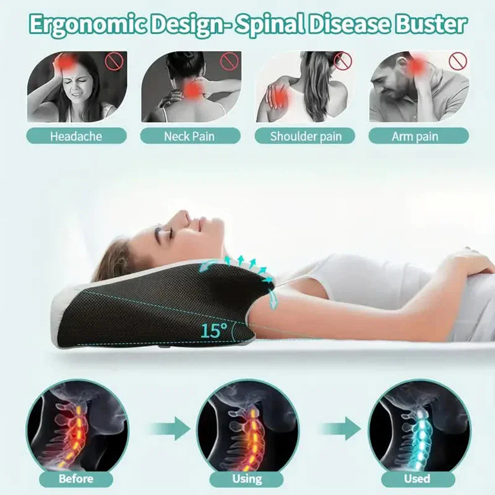 Comfortable Butterfly Sleep Memory Neck Pillow - CartRare