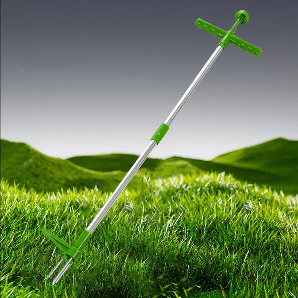Stand Up Weeder Tool with Foot Pedal | Manual Garden Weed Remover - CartRare