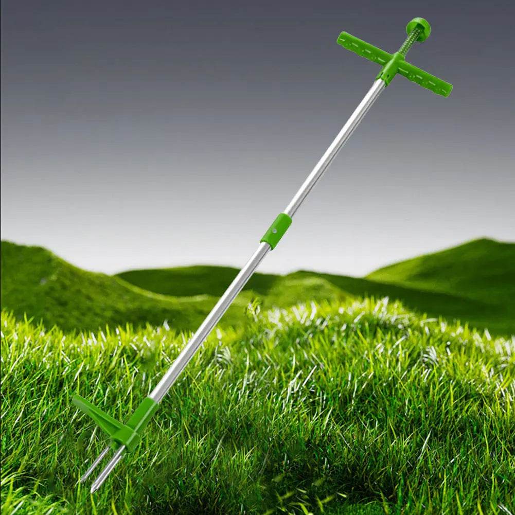 Stand Up Weeder Tool with Foot Pedal | Manual Garden Weed Remover - CartRare