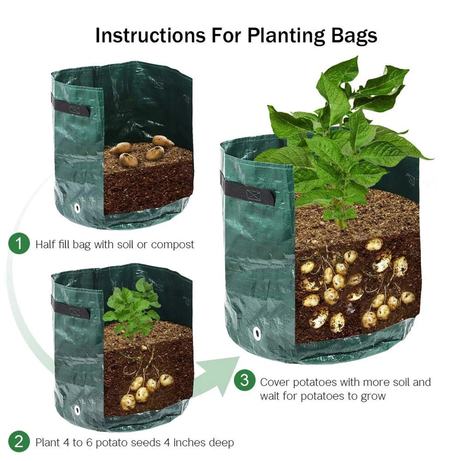 1 PCS Vegetable Grow Bag Planting Bags