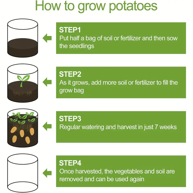 1 PCS Vegetable Grow Bag Planting Bags