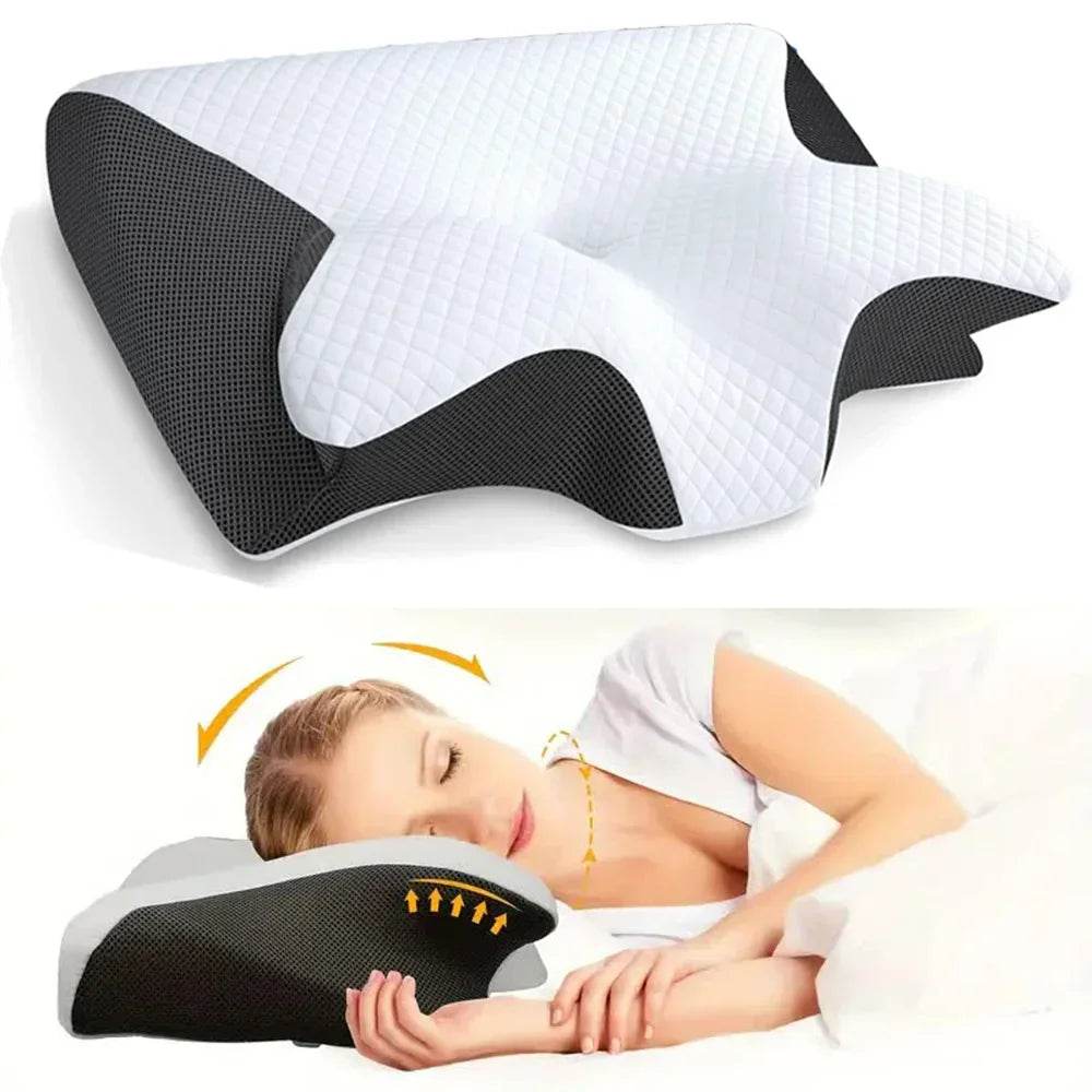 Comfortable Butterfly Sleep Memory Neck Pillow - CartRare