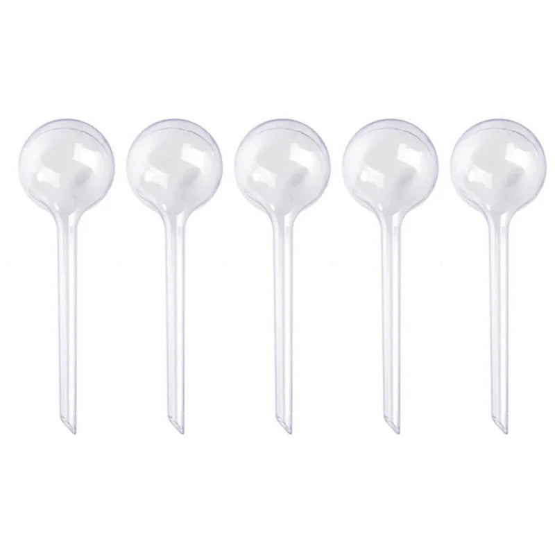 Self-Watering Globes – 5pcs Automatic Plant Watering Devices for Indoor & Outdoor Pots - CartRare
