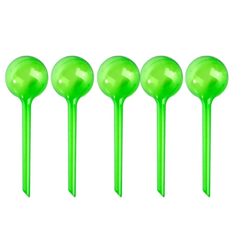 Self-Watering Globes – 5pcs Automatic Plant Watering Devices for Indoor & Outdoor Pots - CartRare