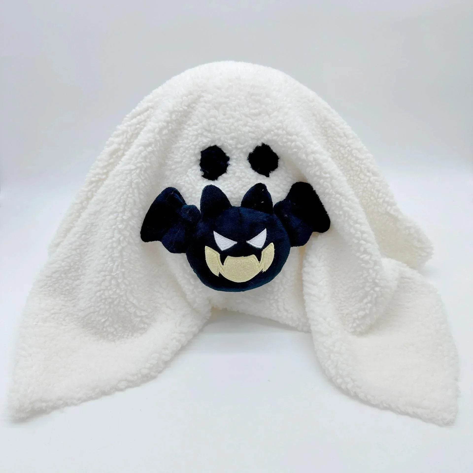 Kawaii Gus the Ghost Pumpkin Pillow – Plush Doll Cushion for Car, Home, & Gifts - CartRare