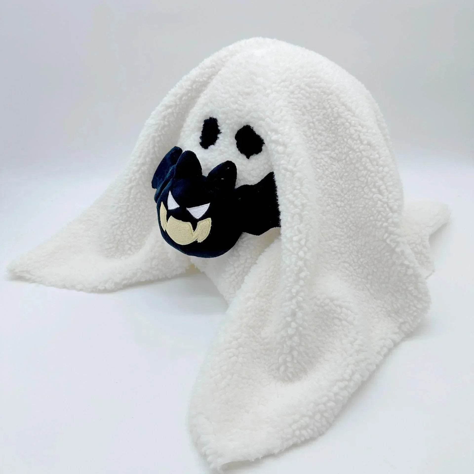Kawaii Gus the Ghost Pumpkin Pillow – Plush Doll Cushion for Car, Home, & Gifts - CartRare
