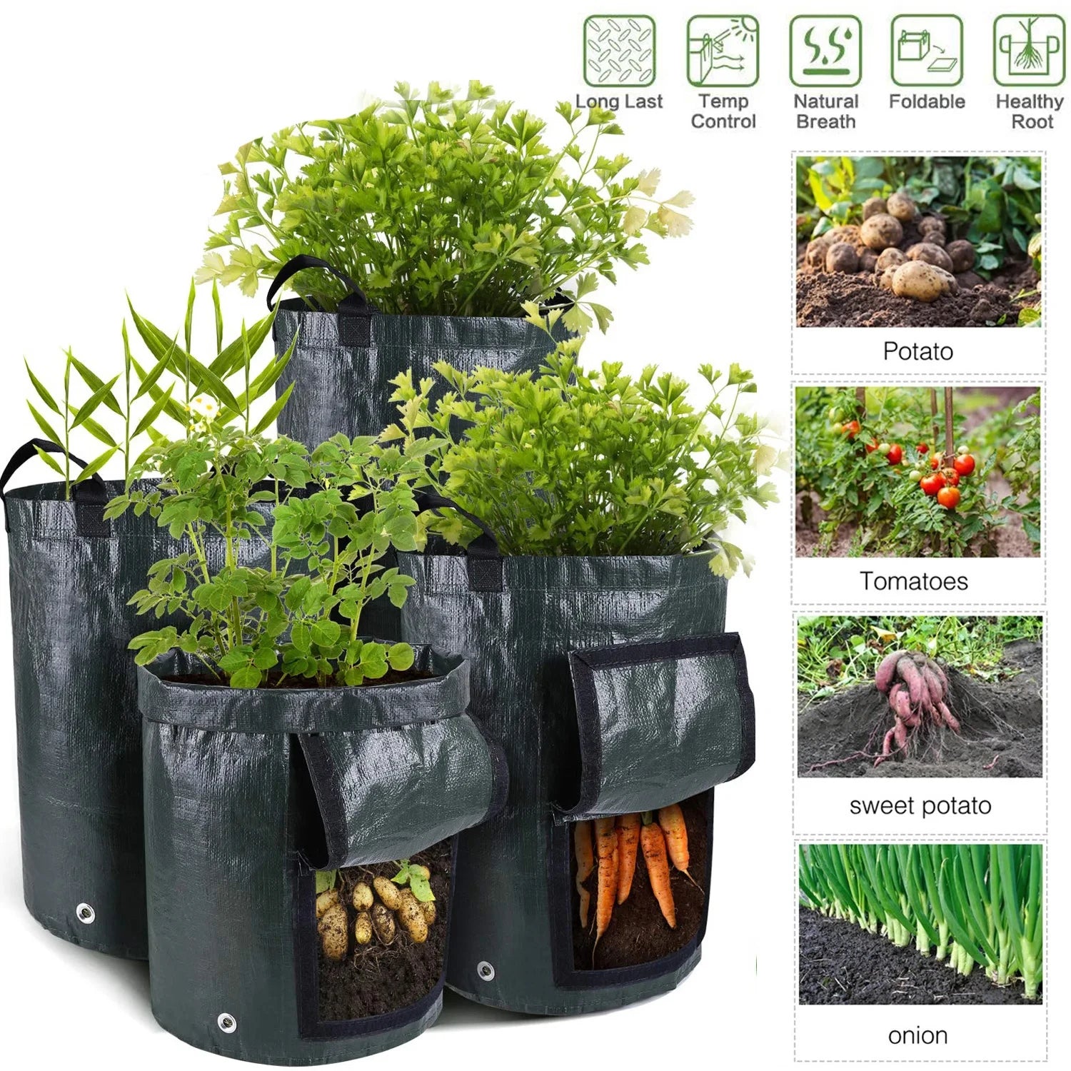 1 PCS Vegetable Grow Bag Planting Bags