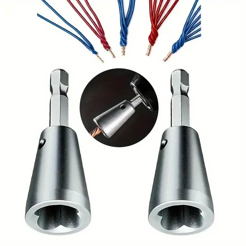 1PC Wire Twisting Tool – Quick Twister Electrician Artifact for Power Drill Drivers | Multi-Tool Cable Connector Device - CartRare