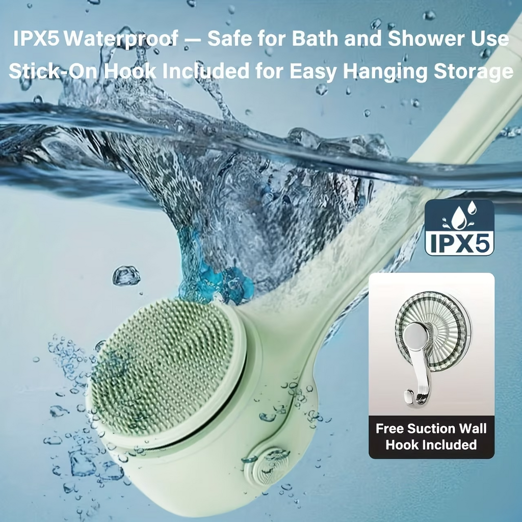 Electric Body Brush – Deep Cleansing & Exfoliating Skin Care Brush for Shower & Spa Use