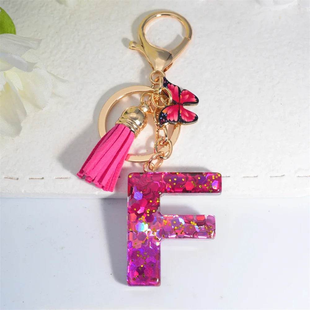 Personalized Butterfly Tassel Keychain 💖 - CartRare