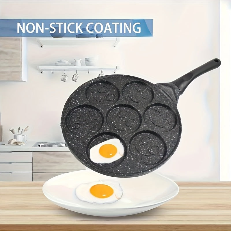 7-Cup Nonstick Pancake & Waffle Maker Pan Easy Breakfast - CartRare