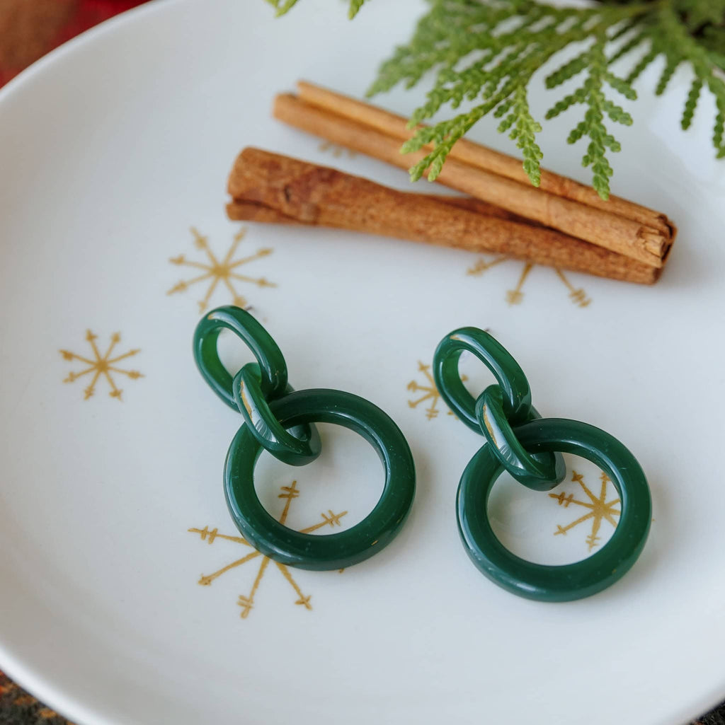 Green Hali Earrings