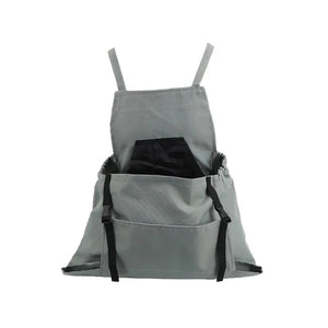 Cross Back Apron with Deep Kangaroo Pockets