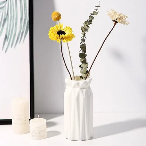 1pc Nordic Plastic Vase Simple Small Fresh Flower Pot