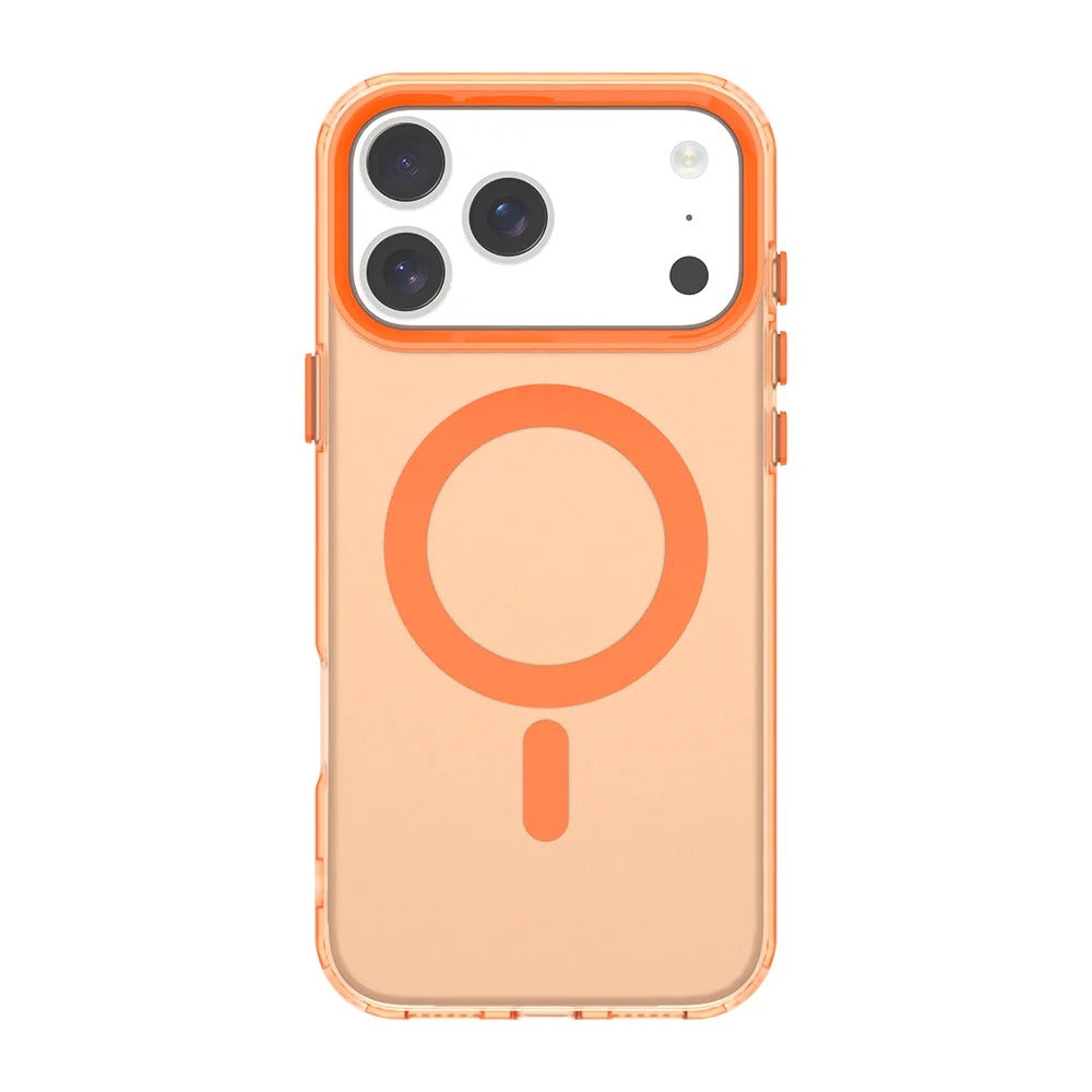 Luxury Magnetic Candy Case for iPhone 17 Pro, 17 Pro Max – Soft Skin Feel with Wireless Charging Support