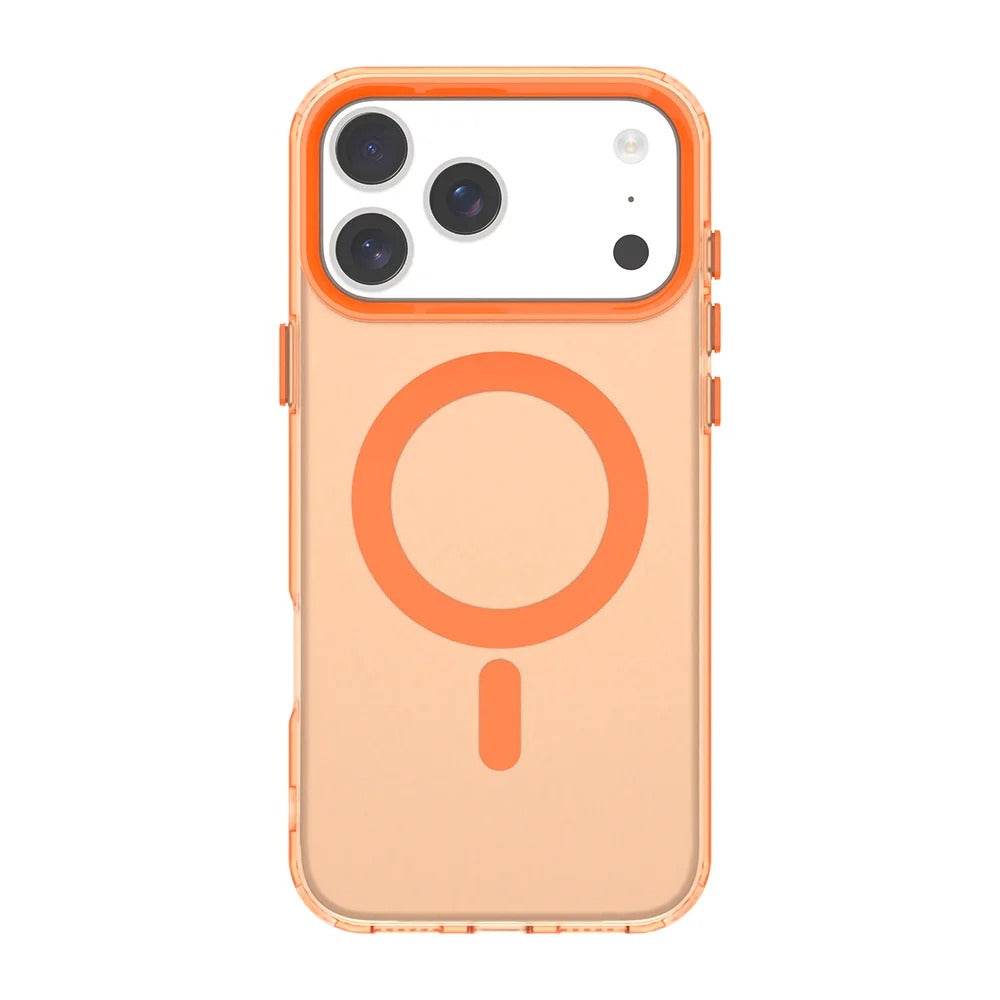 Luxury Magnetic Candy Case for iPhone 17 Pro, 17 Pro Max – Soft Skin Feel with Wireless Charging Support - CartRare
