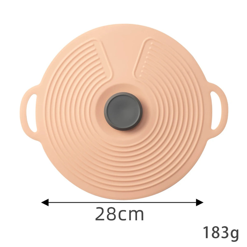 Silicone Fresh-Keeping Anti-Spill Lid – Leak-Proof, Dust-Proof, Reusable Food & Pot Cover for Kitchen Use - CartRare