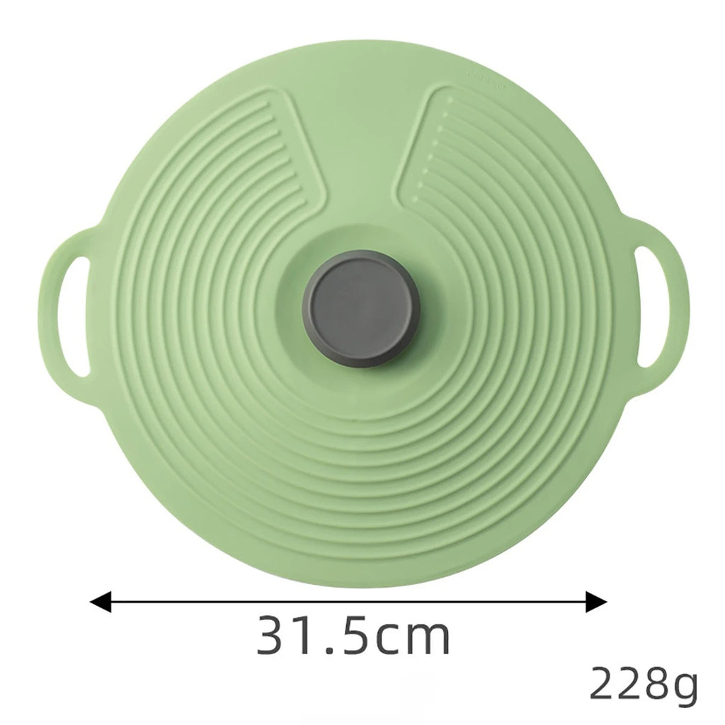 Silicone Fresh-Keeping Anti-Spill Lid – Leak-Proof, Dust-Proof, Reusable Food & Pot Cover for Kitchen Use - CartRare