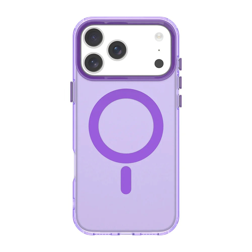 Luxury Magnetic Candy Case for iPhone 17 Pro, 17 Pro Max – Soft Skin Feel with Wireless Charging Support